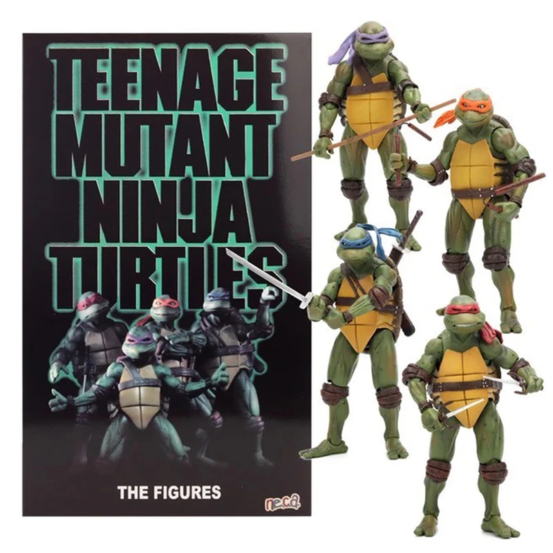 اکشن فیگور نکا مدل لاکپشت های نینجا طرح Turtle Ninja مجموعه 4 عددی - تصویر 2